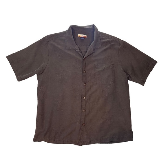 Havana Jack’s Silk Tropical Button Down Shirt - Picture 1 of 8